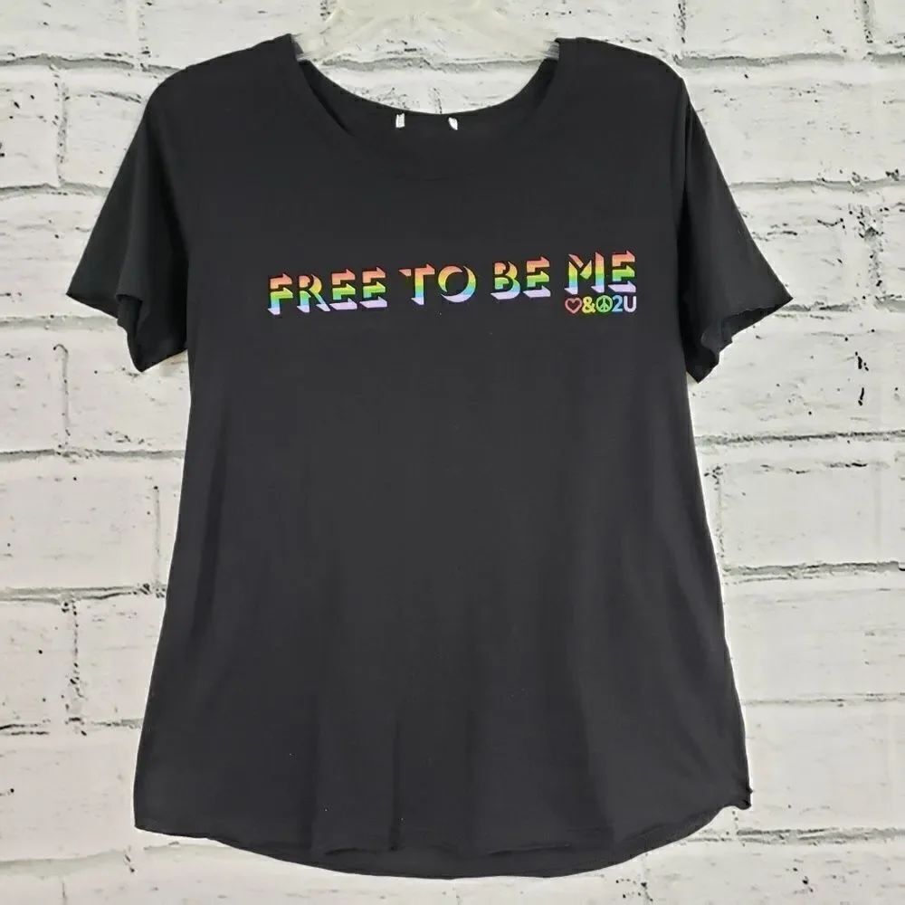 BP free to be me black tee shirt